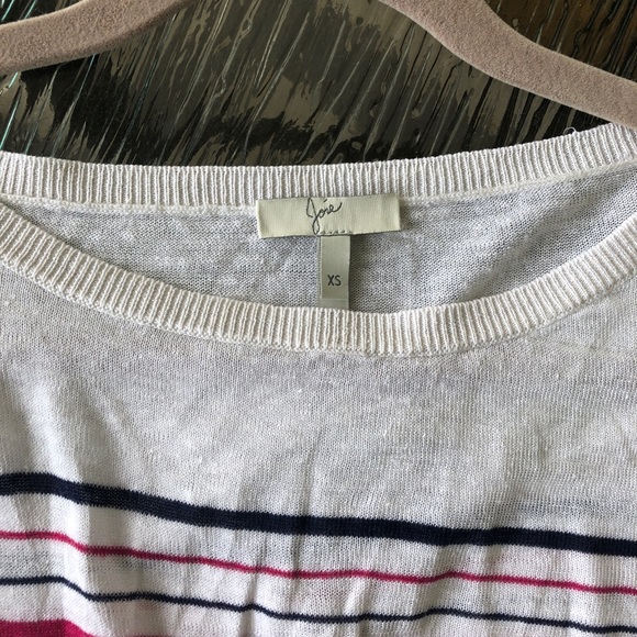 Joie | Striped Linen Summer Sweater - Picture 3 of 4